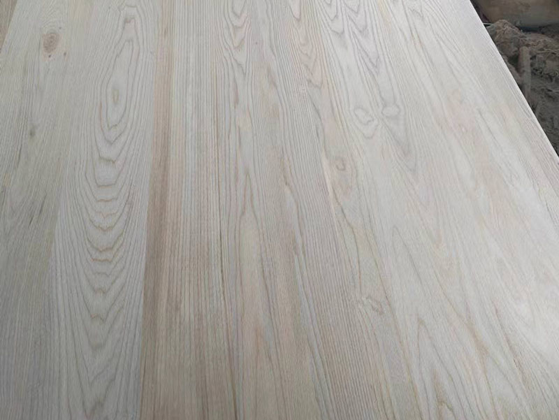 White wax wood paneling