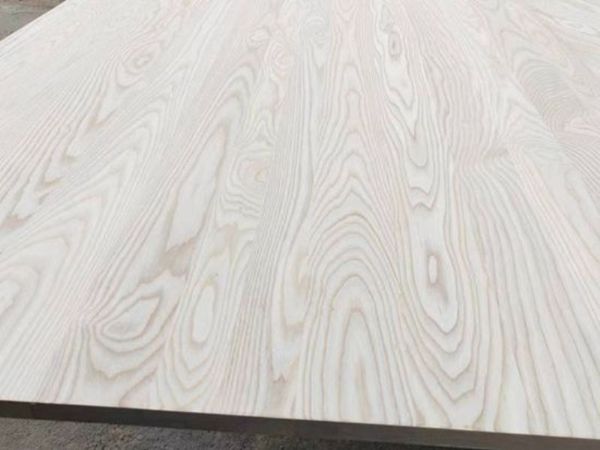 White wax wood paneling