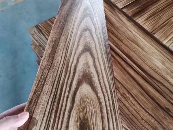 Burnt paulownia wood paneling